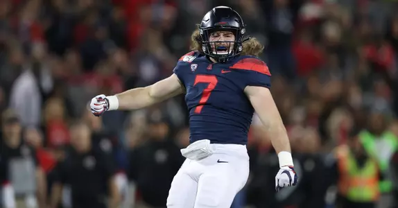 Arizona Wildcats linebacker Colin Schooler (7), Arizona Wildcats football vs. Utah 11/23/19 in Tucson, Ariz.Photo by Mike Christy / Arizona Athletics