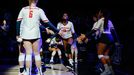 Arizona Wildcats volleyball game vs. Washington Devyn Cross