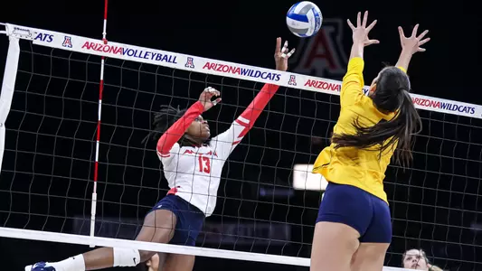 Arizona Wildcats volleyball vs. Cal devyn cross