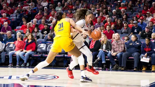 Junior forward Dominique McBryde, 20