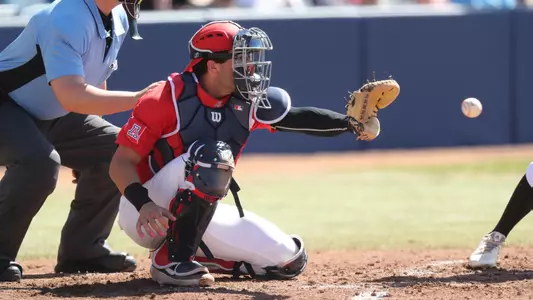 Austin Wells plays catcher