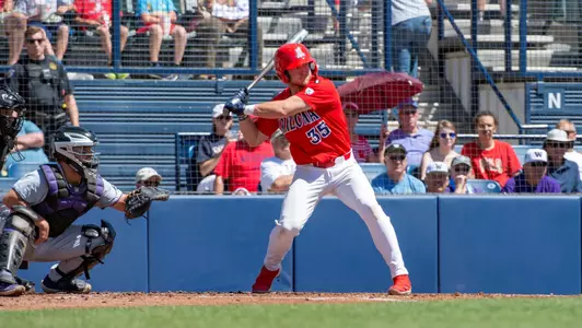 Cameron Cannon prepares to swing
