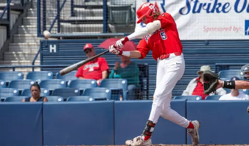 Dyer connects with a pitch