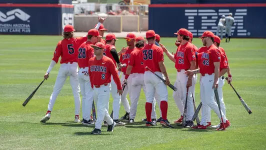 Hitters team meeting