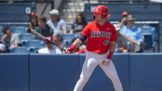 Holgate prepares to swing