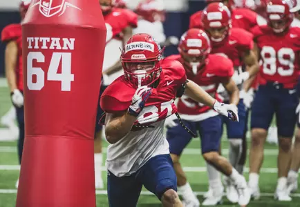 during the ninth day of Arizona Wildcats football practice 8/5/2019 at Arizona Stadium in Tucson, Ariz.Mike Christy / Arizona Athletics