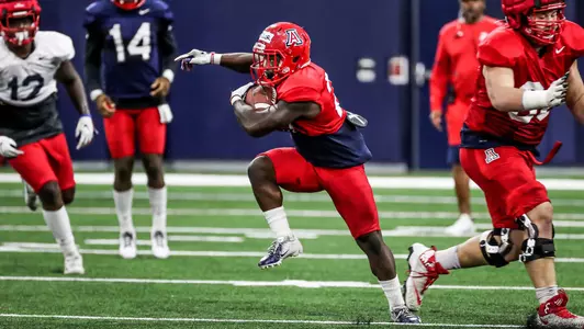 during the 13th day of Arizona Wildcats football practice 8/9/2019 in Tucson, Ariz.Mike Christy / Arizona Athletics
