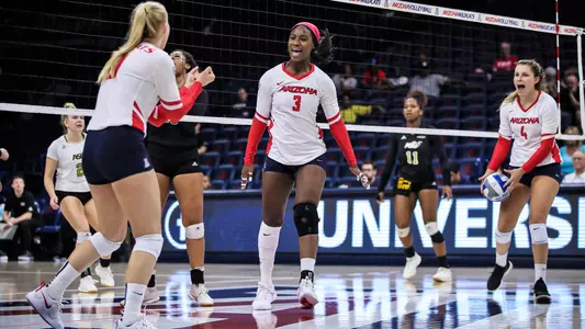 Arizona Wildcats volleyball vs. Alabama St. Shardonee Hayes