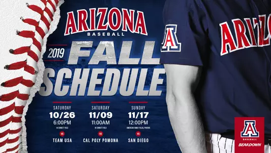 2019 fall baseball schedule