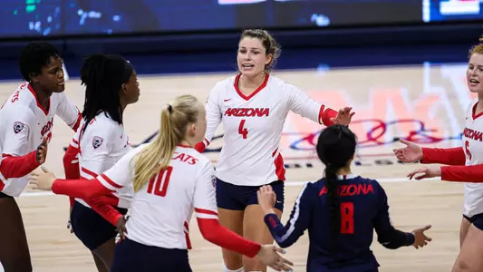 Arizona Wildcats volleyball vs. Alabama St. Team
