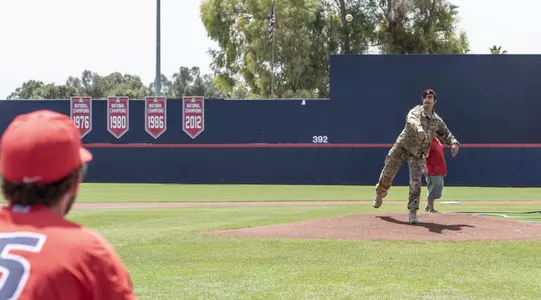military first pitch