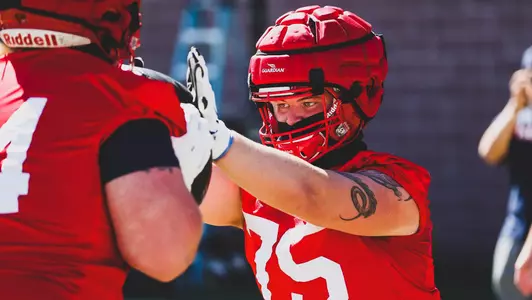 TUCSON, ARIZ. -- Football Fall Camp Day 2.Oct. 10, 2020. Photo by Mike Christy / Arizona Athletics