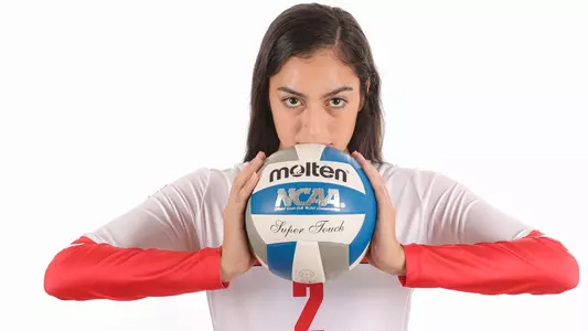 TUCSON, ARIZ. -- Indoor volleyball full-body marketing. Sept. 23, 2020.
Photo by Mike Christy / Arizona Athletics