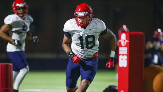 TUCSON, ARIZ. -- Football Fall Camp Day 5.Oct. 14, 2020. Photo by Mike Christy / Arizona Athletics