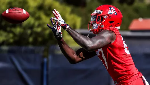 TUCSON, ARIZ. -- Football Fall Camp Day 2.Oct. 10, 2020. Photo by Mike Christy / Arizona Athletics