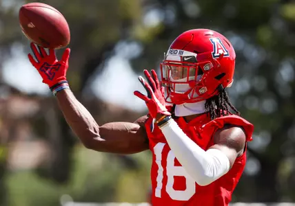 TUCSON, ARIZ. -- Football Fall Camp Day 2.Oct. 10, 2020. Photo by Mike Christy / Arizona Athletics