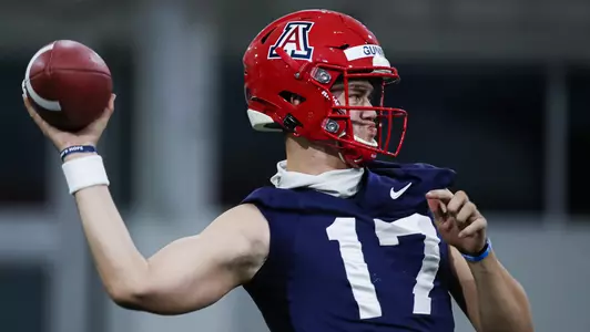 TUCSON, ARIZ. -- Football Photo Day.Oct. 9, 2020. Photo by Mike Christy / Arizona Athletics