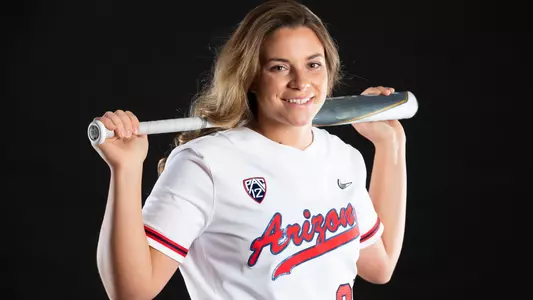 Devyn Netz — TUCSON, ARIZ. -- Softball full-body marketing photos.
Nov. 19, 2020.
Photo by Mike Christy / Arizona Athletics
