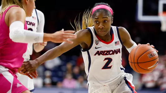 Aari McDonald, Arizona Wildcats Women's Basketball vs. Washington 2/14/20 in Tucson, Ariz. Photo by Simon Asher / Arizona Athletics