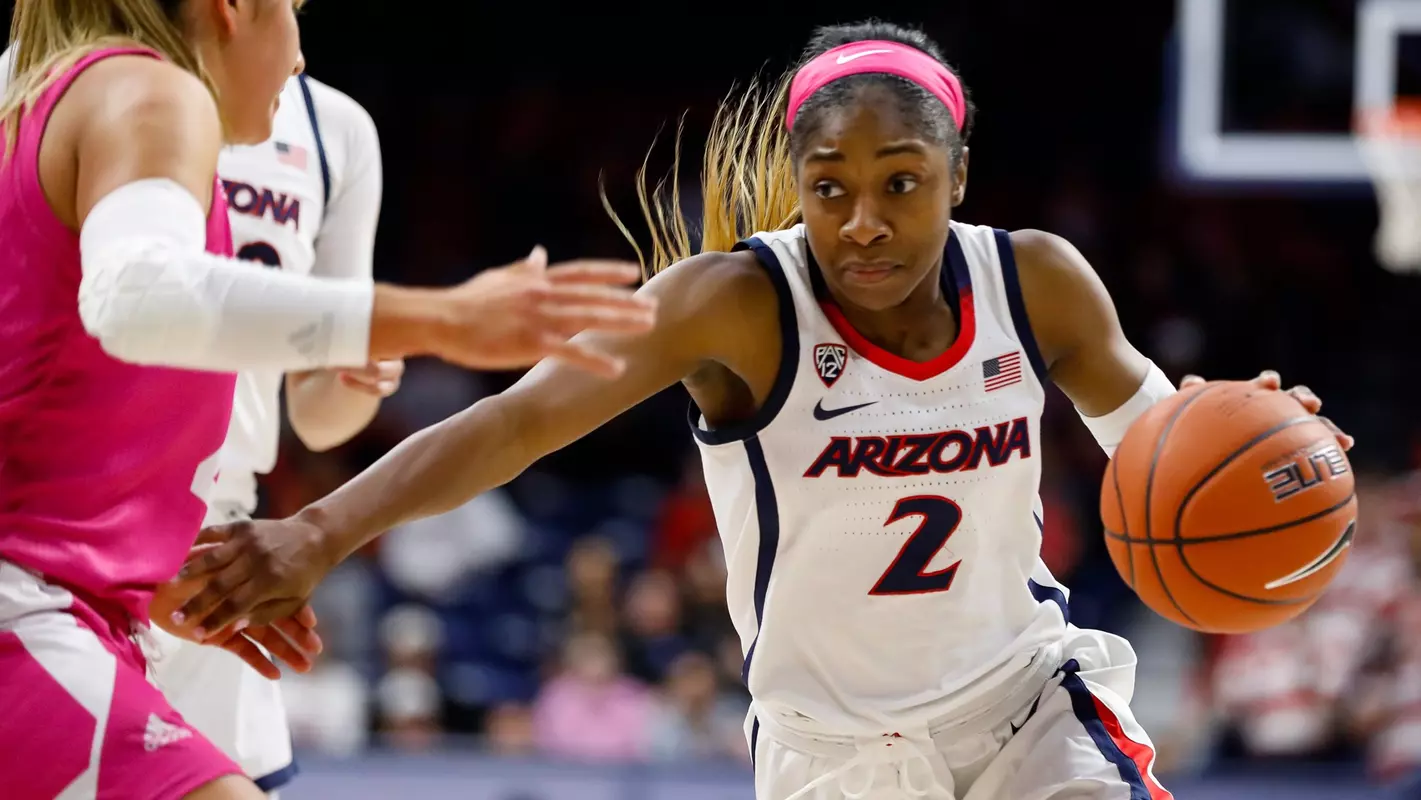 Aari McDonald, Arizona Wildcats Women's Basketball vs. Washington 2/14/20 in Tucson, Ariz. Photo by Simon Asher / Arizona Athletics