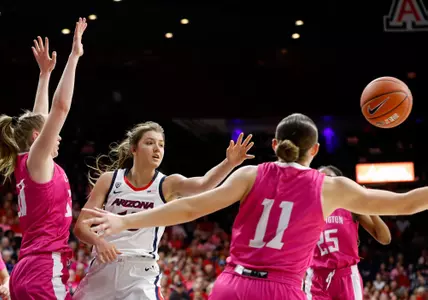 Helena Pueyo, Arizona Wildcats Women's Basketball vs. Washington 2/14/20 in Tucson, Ariz. Photo by Simon Asher / Arizona Athletics