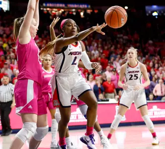 Aari Mcdonald, Arizona Wildcats Women's Basketball vs. Washington 2/14/20 in Tucson, Ariz. Photo by Simon Asher / Arizona Athletics