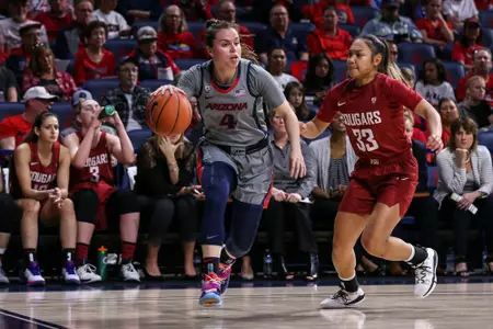 Lucia Alonso, Arizona Wildcats Women's Basketball vs Washington State 2/16/20 in Tucson, Ariz. Photo by Mike Mattina / Arizona Athletics