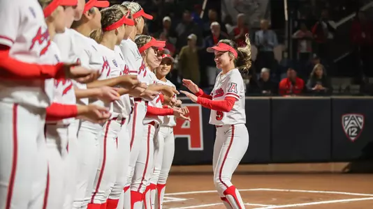 Arizona Wildcats softball vs. Team USA Reyna Carranco