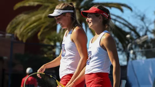 Arizona Wildcats Womens Tennis vs. Santa Clara 2/15/20 in Tucson, Ariz. Photo by Mike Mattina / Arizona Athletics