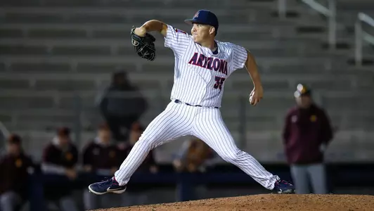 Arizona Wildcats Blake Peyton (35), Arizona Wildcats baseball vs. Central Michigan 2/26/20 in Tucson, Ariz.Photo by Mike Christy / Arizona Athletics