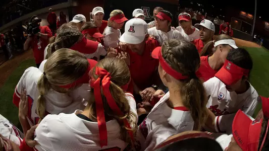 Arizona Wildcats softball vs. Team USA team photo