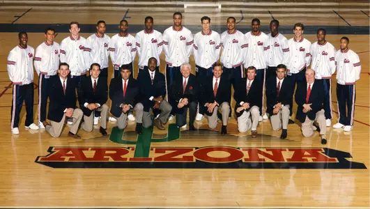 1992-93 Men's Basketball Team Photo