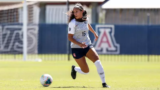 rizona Wildcats defender Sabrina Enciso (16), Arizona Wildcats soccer vs. USC 10/6/19 in Tucson, Ariz.Photo by Mike Mattina / for Arizona Athletics