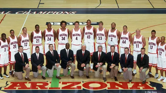 2002-03 Men's Basketball Team Photo