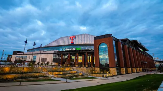 2020, 04.14.20, Globe Life Field, Exterior, Sunrise
