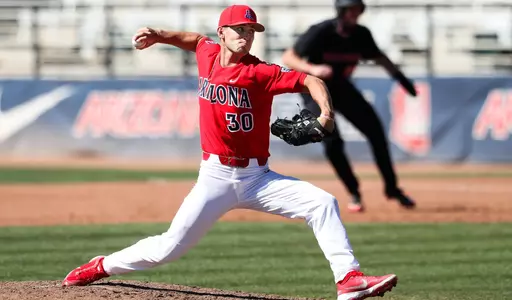 Preston Price — TUCSON, ARIZ. -- Baseball vs. Ball State, Game 4 at Hi Corbett Field.Feb. 22, 2021. Photo by Mike Christy / Arizona Athletics