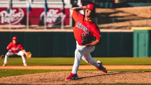 Quinn Flanagan delivers a pitch