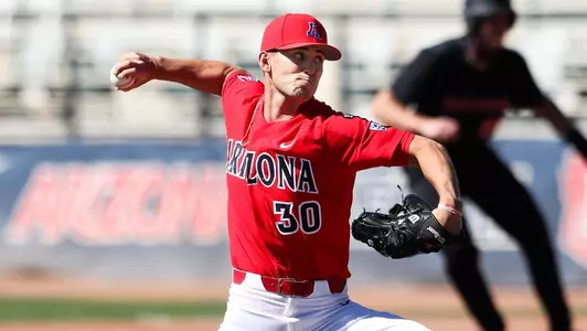 Preston Price — TUCSON, ARIZ. -- Baseball vs. Ball State, Game 4 at Hi Corbett Field.Feb. 22, 2021. Photo by Mike Christy / Arizona Athletics