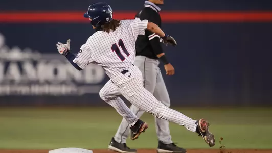 Nik McClaughry — TUCSON, ARIZ -- Baseball vs. New Mexico State at Hi Corbett Field.April 20, 2021. Photo by Mike Christy / Arizona Athletics