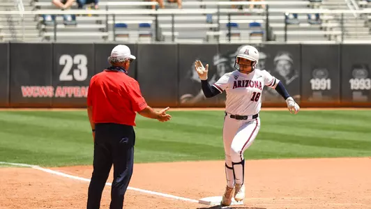 TUCSON, ARIZ. -- Softball vs. California.May 2, 2021. Photo by Ary Frank / Arizona Athletics