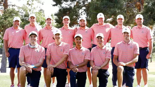 Arizona Men's Golf Team Photo Following 2021 Arizona NIT