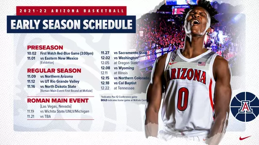 2021-22 Early Season Schedule Men's Basketball