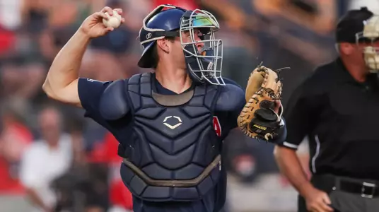 Daniel Susac — TUCSON, ARIZ. -- Baseball vs. Ole Miss in Game 2 of the NCAA Super Regional series at Hi Corbett Field. June 12, 2021. Photo by Mike Christy / Arizona Athletics