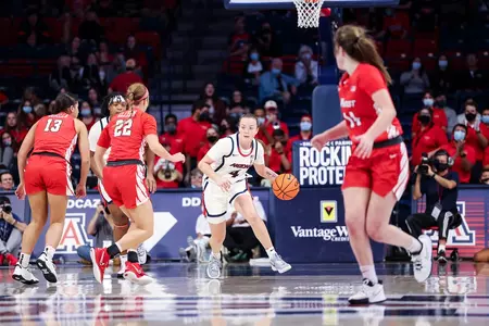 TUCSON, ARIZ. -- Women’s Basketball vs. Marist.Nov. 19, 2021. Photo by Ary Frank / Arizona Athletics