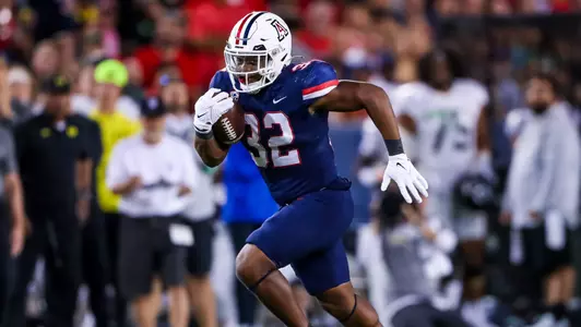 running back DJ Williams (32) - TUCSON, ARIZ. -- Football vs. Oregon at Arizona Stadium.Oct. 8, 2022. Photo by Mike Christy / Arizona Athletics