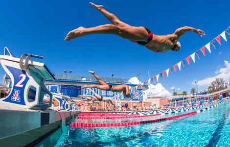 Ty Wells - TUCSON, ARIZ. â??Swimming and Diving Red/Blue Scrimmage.Oct. 7, 2022. Photo by Mike Christy / Arizona Athletics