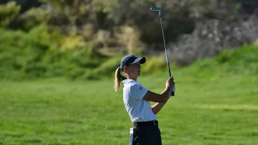 Gile Bite Starkute â?? ALBUQUERQUE, NEW MEXICO - MAY 9: Gile Bite Starkute competes in the first round of the 2022 NCAA Womenâ??s Golf Regional at the UNM Championship Course on May 9, 2022 in Albuquerque, New Mexico. (Photo by Sam Wasson for Arizona Athletics)