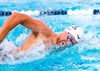 Evan Holt - TUCSON, ARIZ. â??Swim and Dive vs. GCU at Hillenbrand Oct. 15, 2022. Photo by Madison Farwell / Arizona Athletics