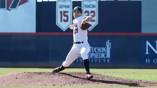Dawson Netz --- TUCSON, ARIZ. -- Baseball scrimmage Feb. 12, 2022. Photo by Mike Mattina / Arizona Athletics