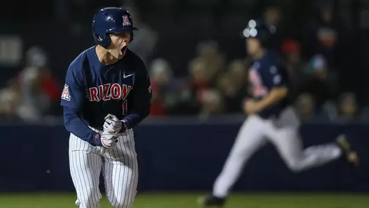 Garen Caulfield --- TUCSON, ARIZ. -- Baseball vs. New Mexico March 8, 2022. Photo by Mike Mattina / Arizona Athletics